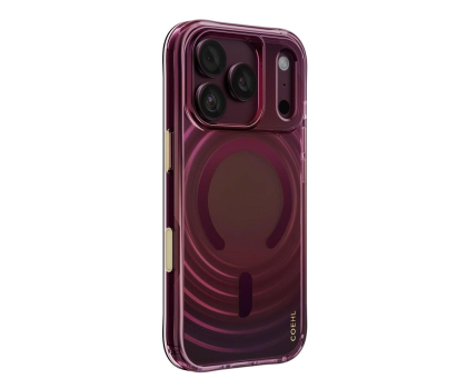Etui / obudowa na smartfona Uniq Coehl Vela do iPhone 18 Pro Max Magnetic bordowy